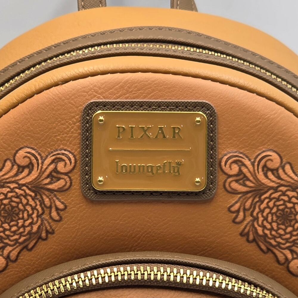 Loungefly Disney Pixar Coco Floral Miguel Tonal Mini Backpack New - Picture 7 of 11